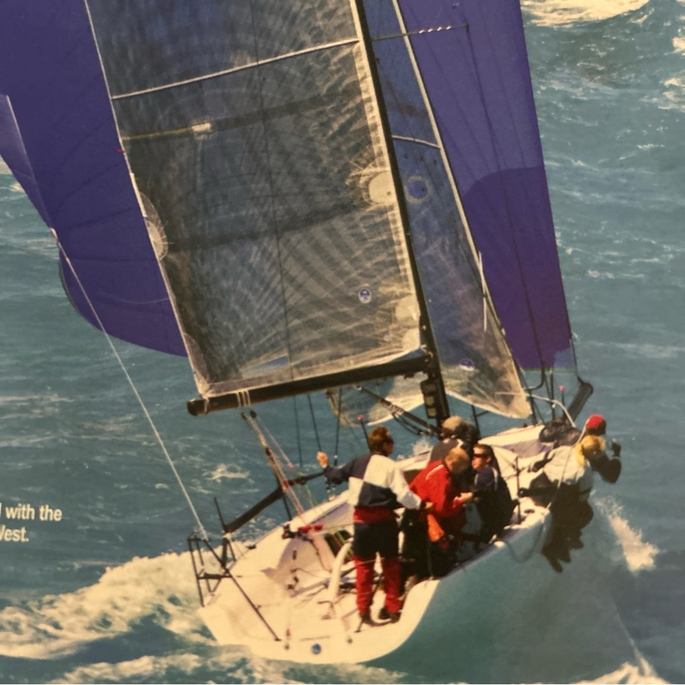 Sailing Magazine Cover - Blue Spinnaker Racing Photo - Picture 4 of 9